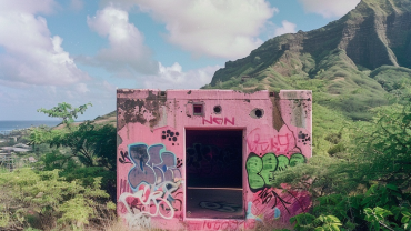 Pink Pillbox Hike In Oahu Hawaii